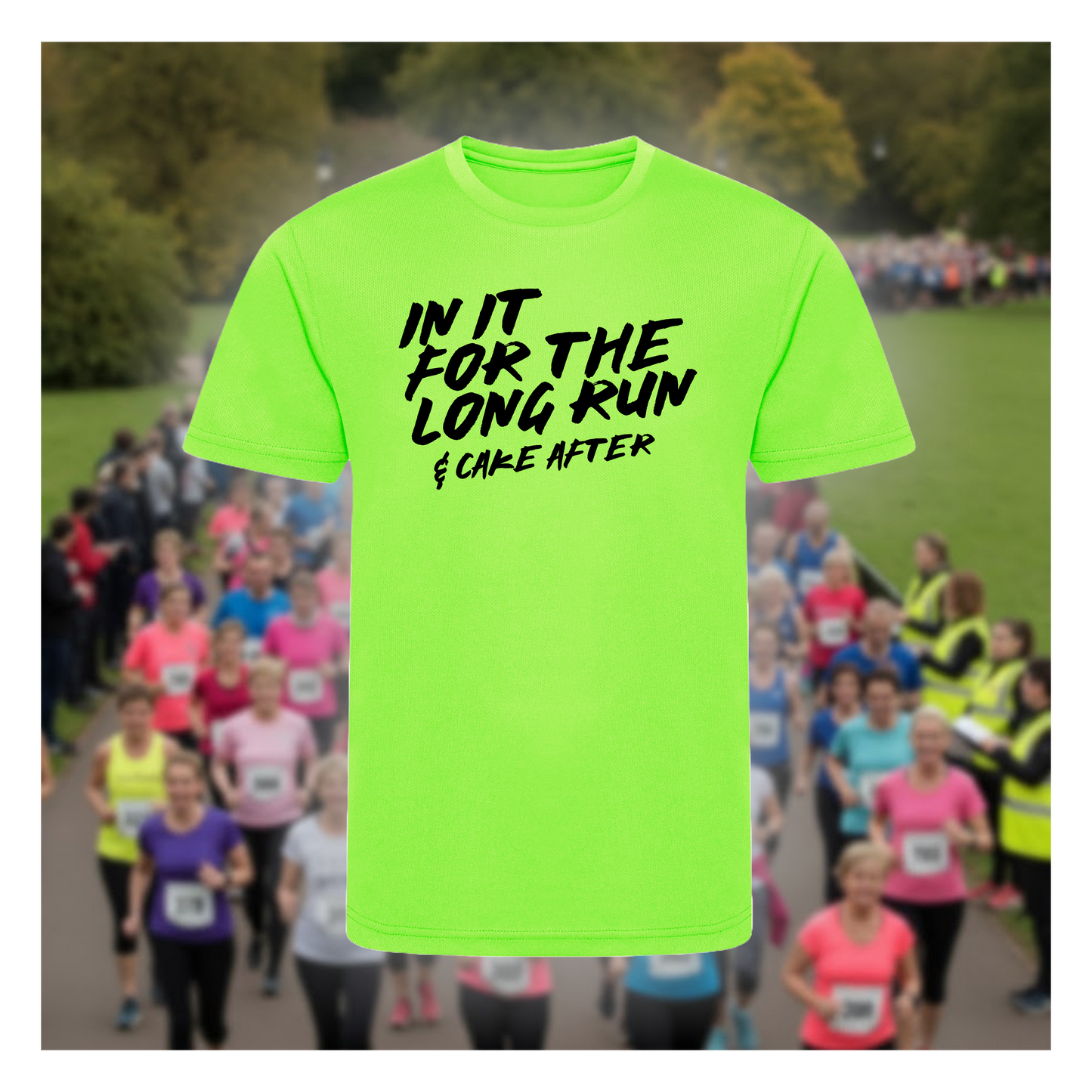 In it for the long run. Running shirt