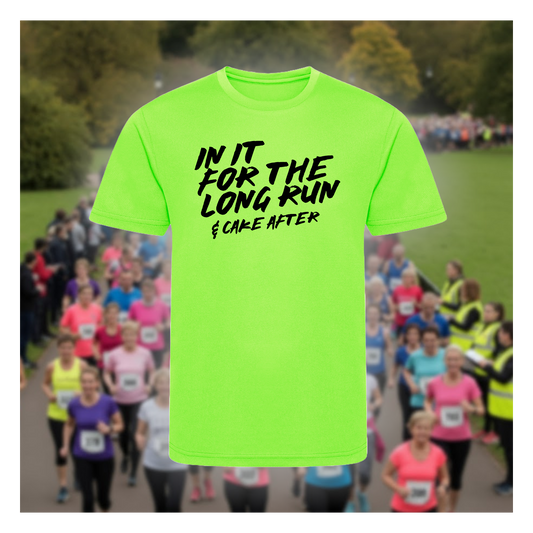 In it for the long run. Running shirt